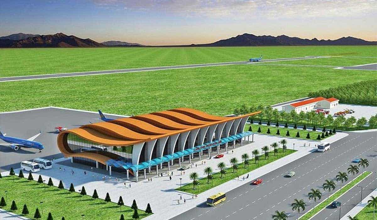 Phối cảnh sân bay Phan Thiết Bình Thuận
