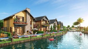 Phối cảnh Biệt thự Lagoon tại phân kỳ The Tropicana - NovaWorld Ho Tram.
