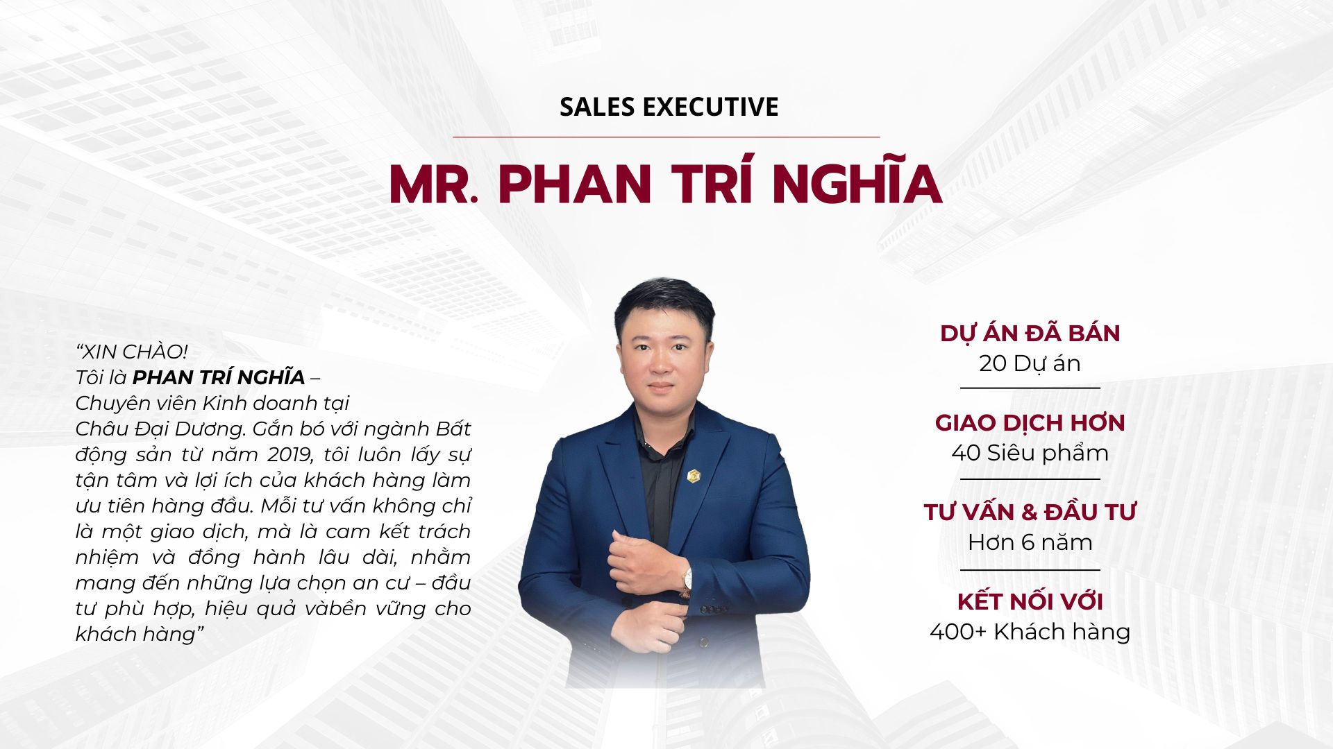Phan trí nghĩa sales executive