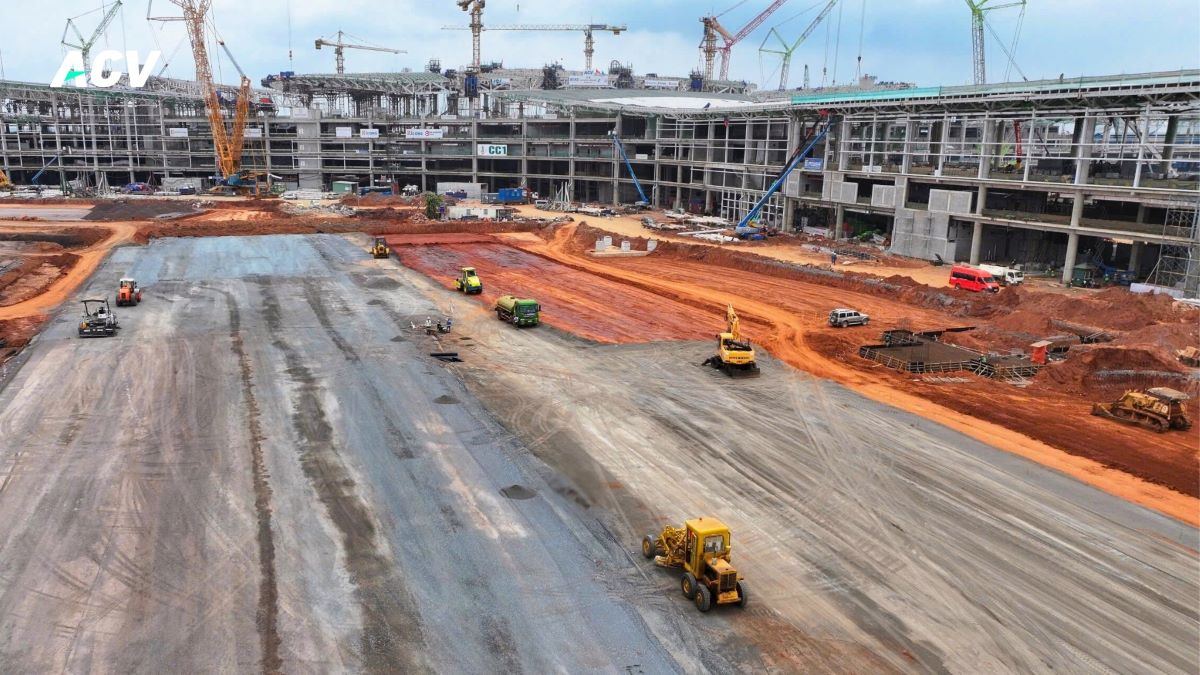 Tiến độ xây dựng sân bay Long Thành