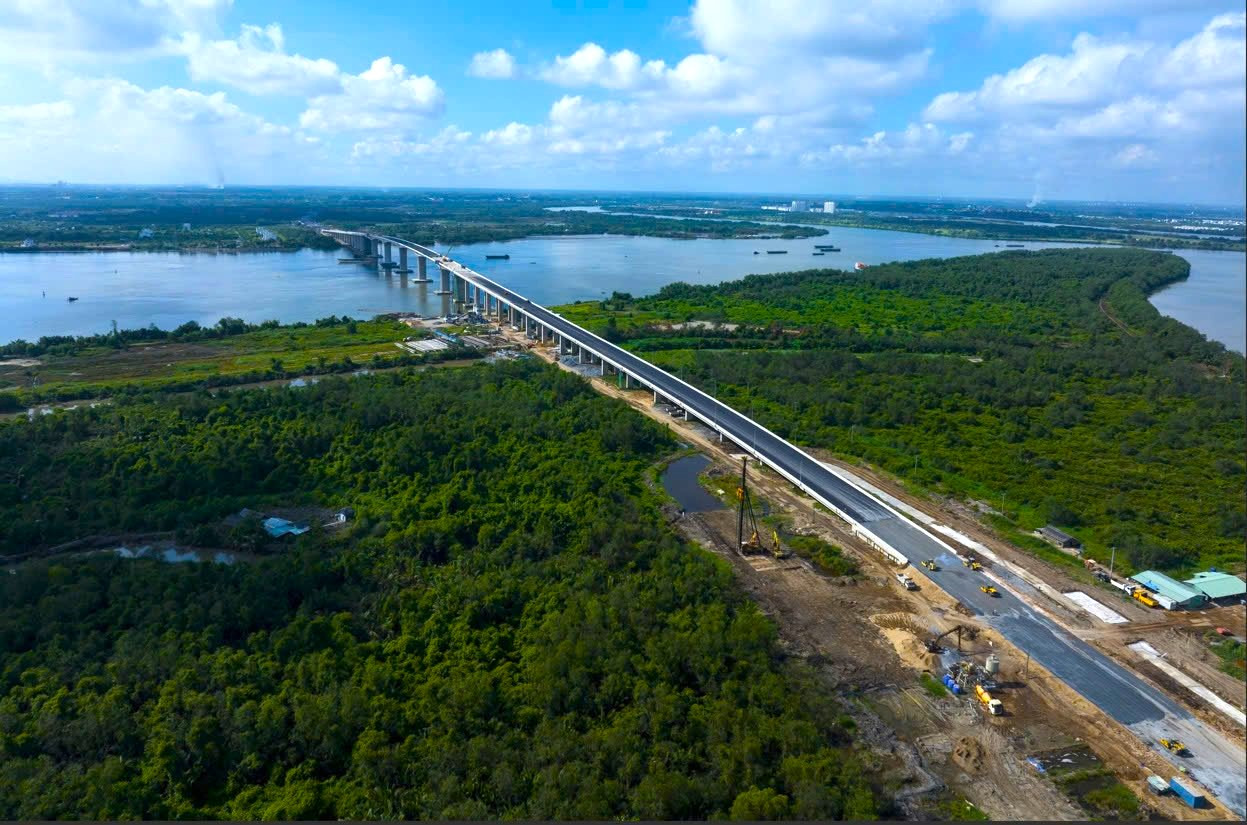 Cầu Nhơn Trạch đã thông xe kỹ thuật vào cuối tháng 4/2025